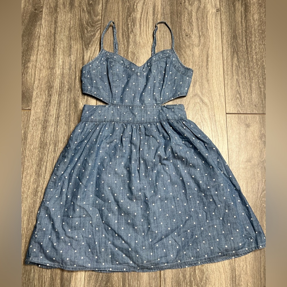 Polka dot mini dress